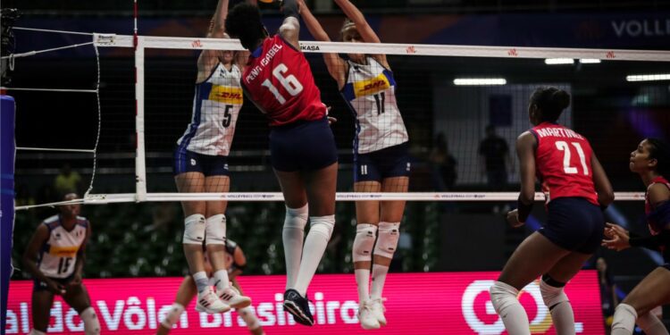 Sexteto RD cae en cinco sets ante Italia en la Liga de Naciones