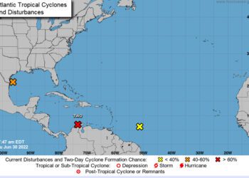 Sistema atmosférico en el Caribe se convertiría en tormenta tropical