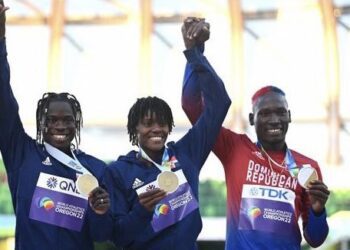 Trío de velocistas dominicanos avanza en el Mundial de Atletismo 