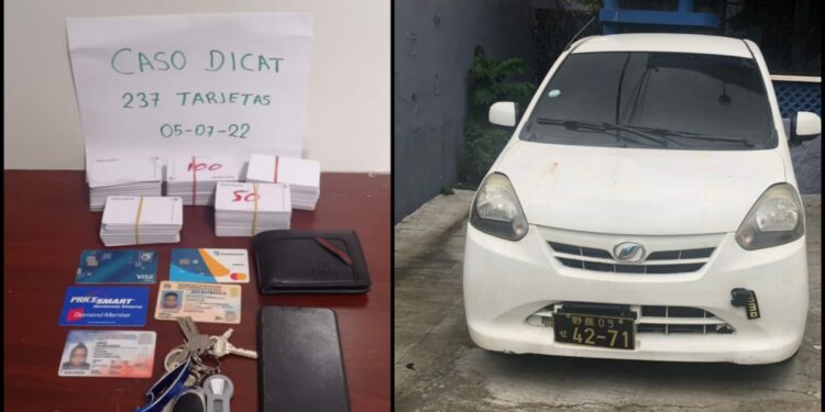 Apresan clonador de tarjetas ADESS con 237 plásticos en blanco