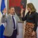 Ministra de Cultura juramenta a Carlos Veitía como director del Teatro Nacional