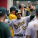 Laureano remolca 4 con Hr y doble en triunfo de Atléticos sobre  los Angelinos