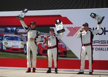 Jimmy Llibre obtiene doble victoria en Porsche Sprint Challenge en Road América