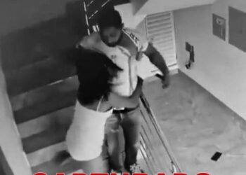 Capturan hombre captado en video golpeando a su pareja