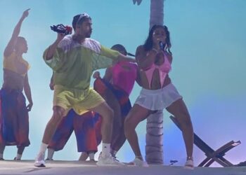Tokischa participó en el concierto de Bad Bunny