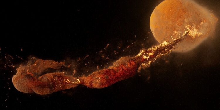 La Luna pudo formarse justo tras un impacto gigante en la Tierra