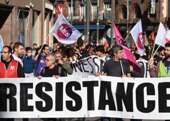 Los sindicatos salen a la calle en Francia contra la inflación