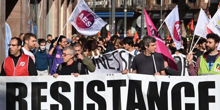 Los sindicatos salen a la calle en Francia contra la inflación