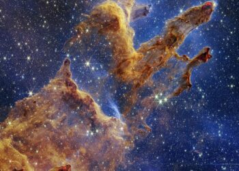 Ciencia.-Webb ofrece su versión única de los Pilares de la Creación