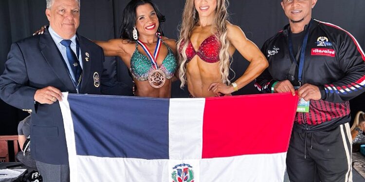 Dominicana consigue bronce en mundial Fisiculturismo y Fitness