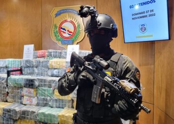 Atrapan tres con 509 paquetes de presunta cocaína en SPM 