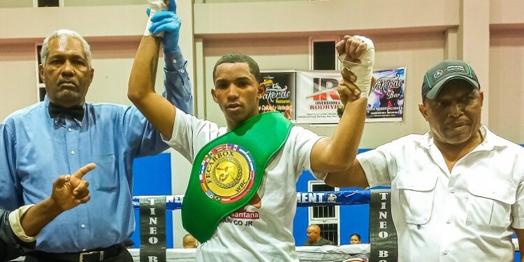 Jorge Santana retiene título internacional; El Faraón propina fulminante nocaut