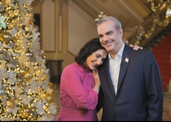 Pareja presidencial de Republica Dominicana.