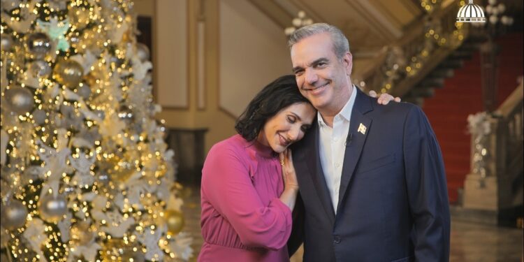 Pareja presidencial de Republica Dominicana.