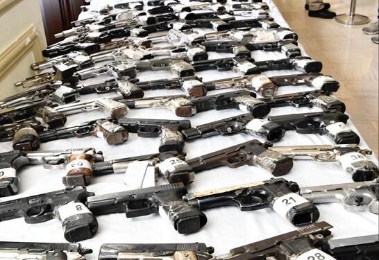 Realizan masiva incautación de armas en San Cristóbal 