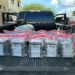 Confiscan 89 paquetes presumiblemente de cocaína camuflados en Camioneta