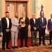 Campeones Nacionales y del Caribe visitan Palacio Nacional
