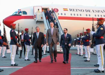 Llegó a Santo Domingo el Rey Felipe VI de España