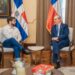 Abinader recibe a su homólogo de Chile, Gabriel Boric en el Palacio Nacional