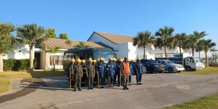 El COE se instala en Cap Cana para ayudar a sofocar incendios forestales de Verón