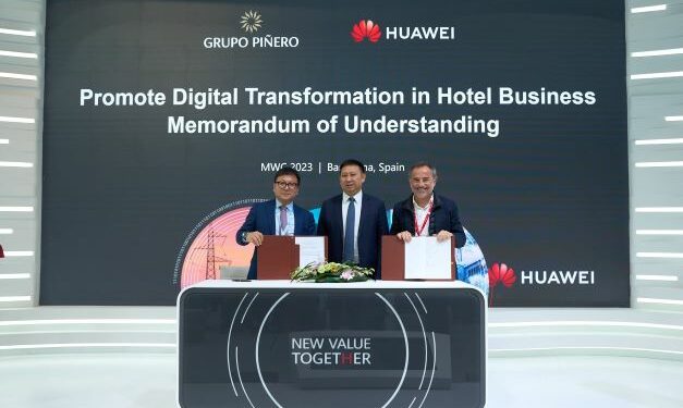 Grupo Piñero y Huawei firman un acuerdo tecnológico en RD
