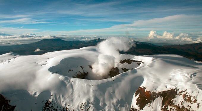 Tensión en Colombia por lo que está pasando en el volcán del Nevado del Ruiz
