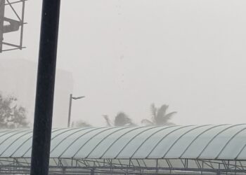 Torrenciales aguaceros se registran en el Gran Santo Domingo 