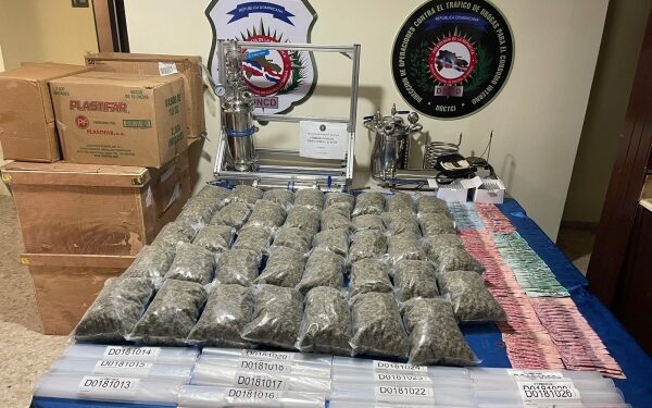 Autoridades incautan 43 paquetes de marihuana en Los Próceres