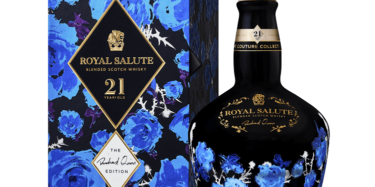 ROYAL SALUTE Lanza nueva edición limitada RICHARD QUINN de 21años