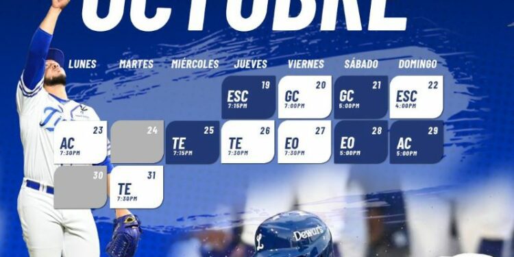 Licey iniciará defensa de su corona nacional como dueño de casa