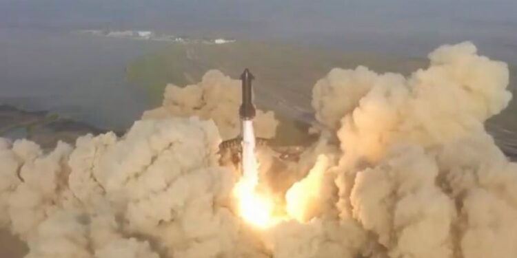 Fracasa primer intento de vuelo de la nave Starship de SpaceX 