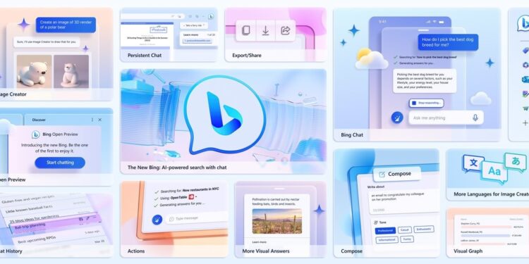 Microsoft lanza nueva versión de su motor de búsqueda Bing con IA