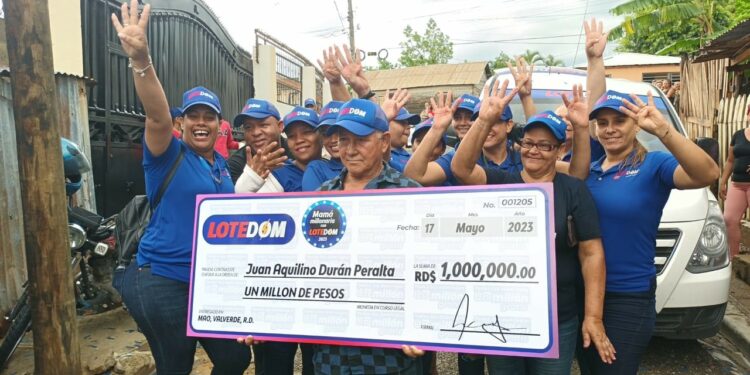 ¡Albañil de Valverde se convierte en millonario con LOTEDOM!