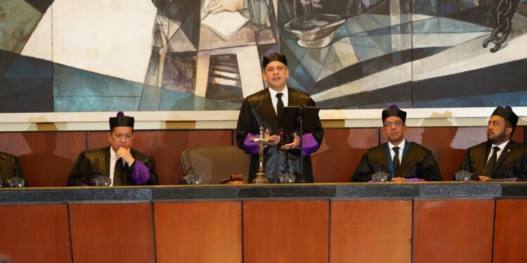 Presidente de la SCJ exhorta a jueces a velar por el sistema de justicia sin ceder a presiones  