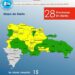 Anuncian 28 provincias en alertas meteorológicas por las lluvias