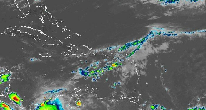 Onda tropical y vaguada producirán aguaceros a partir de la tarde este miércoles