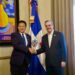 Presidente Abinader recibe al Ministro de Exteriores de Japón
