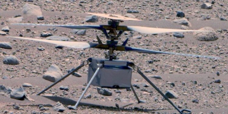 La NASA restablece contacto con su helicóptero en Marte tras 63 días