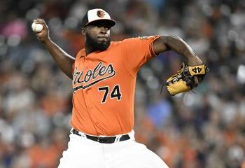 Lanzador Félix Bautista escogido Relevista del Mes