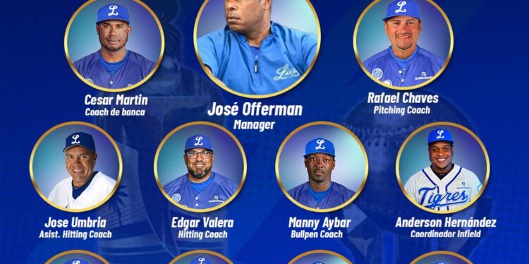Audo Vicente anuncia el cuerpo de coaches de los Tigres del Licey para el torneo de béisbol otoño-invernal