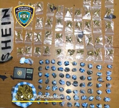 Desarticulan puntos de venta de drogas y detiene a sospechosos