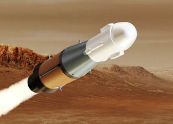 El primer cohete que despegue de otro mundo llevará dos motores sólidos