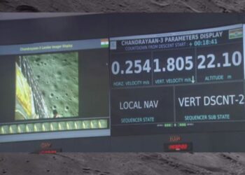 India logra en primicia aterrizar una nave en el polo sur de la Luna