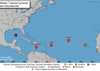 Onamet prevé abundantes lluvias para los próximos tres días en RD por tormenta Franklyn