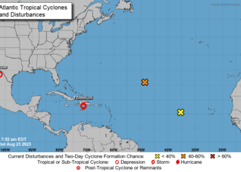 ONAMET actualiza situación: Tormenta Franklin se acerca más a la República Dominicana 