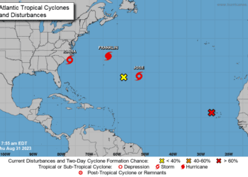 Se forma la Tormenta tropical José con vientos de 65 Km por hora