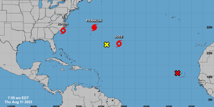 Se forma la Tormenta tropical José con vientos de 65 Km por hora