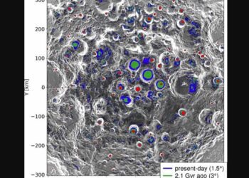 Descartan la existencia de antiguos depósitos de hielo de Agua en la Luna