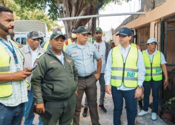 Retiran vehículos y casetas por obstruir espacios públicos en el Distrito Nacional