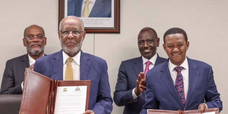 Kenia establece relaciones con Haití con vistas a liderar una futura misión de la ONU